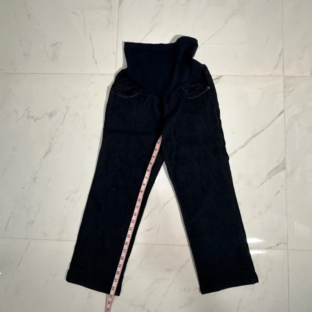 Motherhood Maternity Jeans Women S Blue Excellent Secret Fit Belly Straight Leg